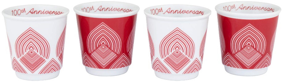 Set 4 cești espresso Bialetti - Centenario, 60 ml
