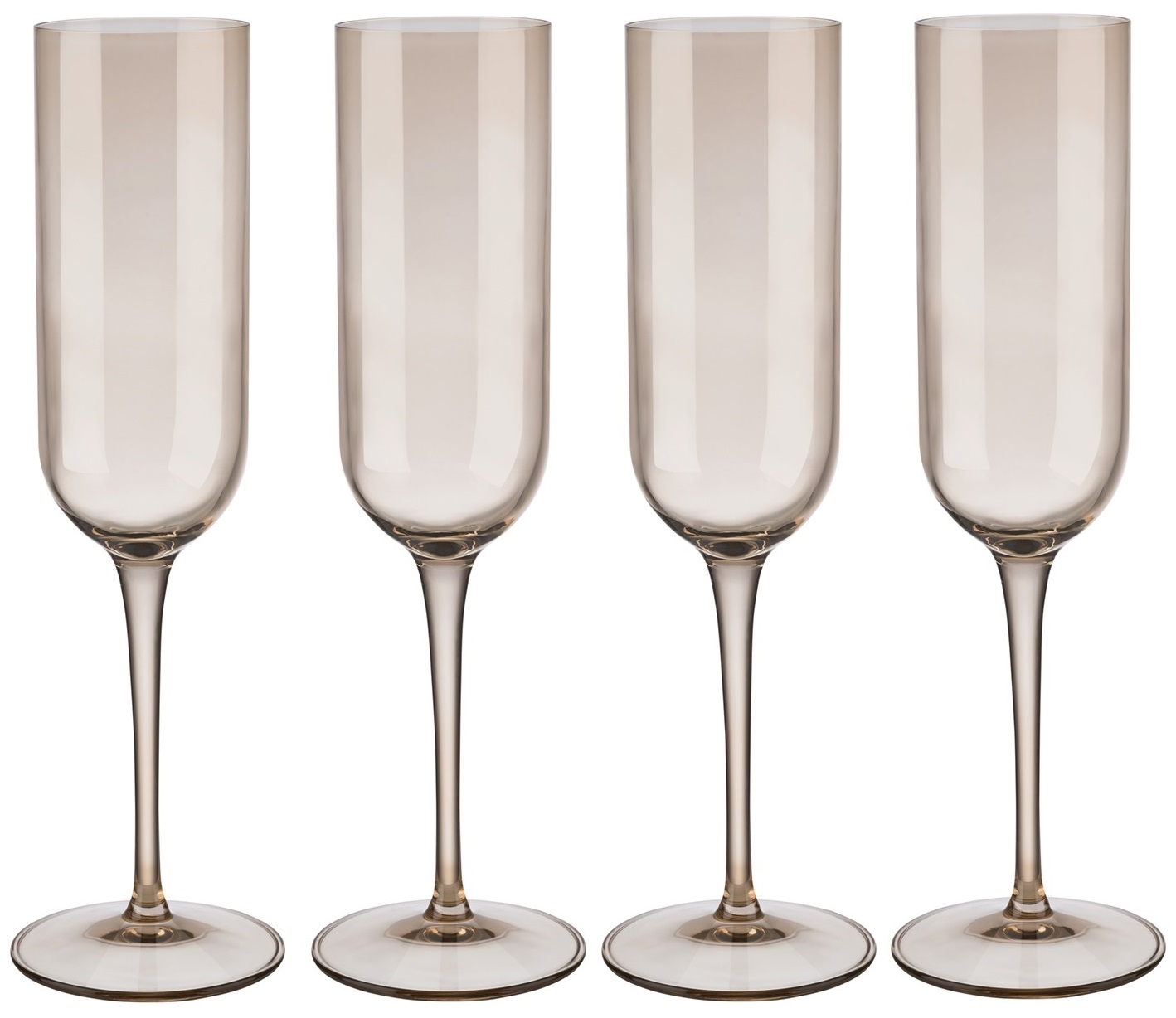 Set de 4 pahare pentru vin Blomus - Fuum, 210 ml, bej