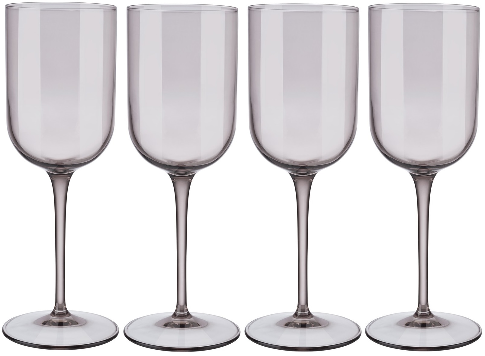 Set pahare de vin Blomus - Fuum, 280 ml, 4 buc, maro fumuriu