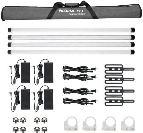 Kit 4 lampi Pixel RGB NanLite - PavoTube II 30XR