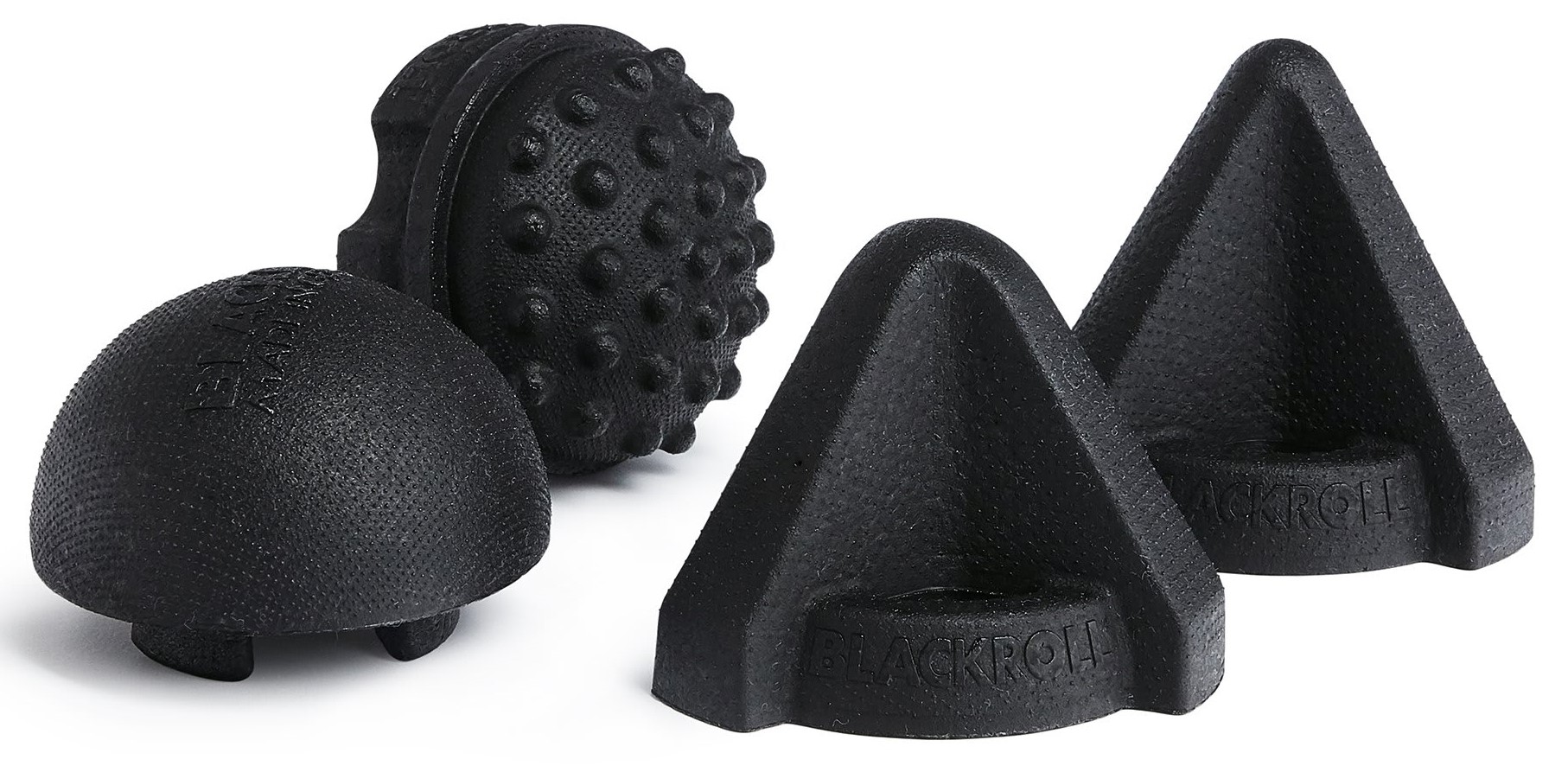Set de 4 dispozitive de masaj cu acupresiune Blackroll - Trigger Box Twister, negru