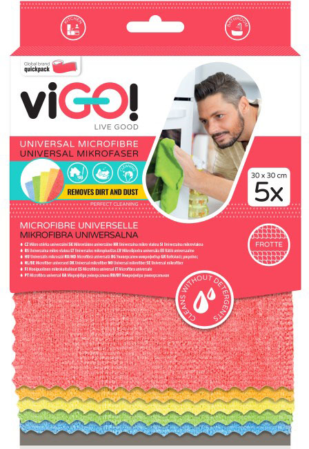 Set de 5 prosoape din microfibra viGO! - Premium, universal