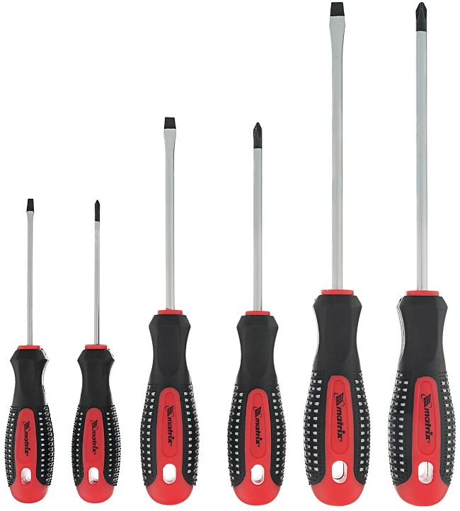 Set de șurubelnițe MTX - Fusion, 6 bucăți, mâner din trei piese -…