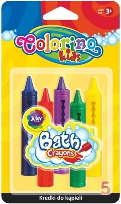 Set pasteluri pentru baie  Colorino Kids - 5 culori