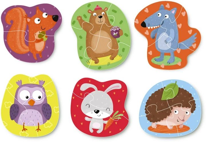 Set puzzle Dodo - Animale din pădure
