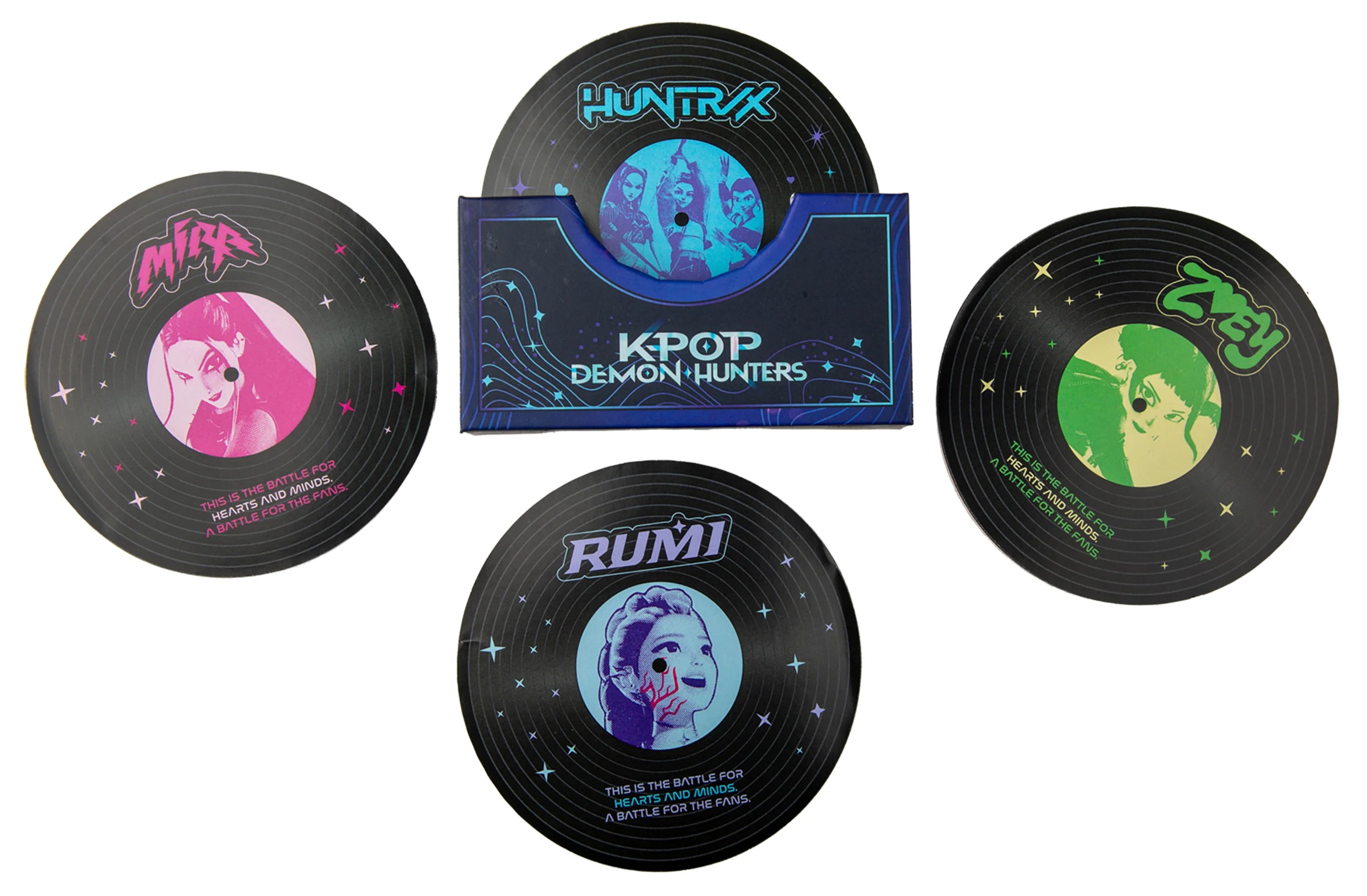 Set de suporturi pentru pahareCinereplicas Animation: K-Pop Demon Hunters - Hunters &amp; Demons Soundtrack