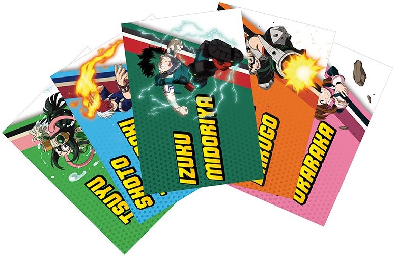 Set carti postale ABYstyle Animation: My Hero Academia - Heroes, 5 buc.