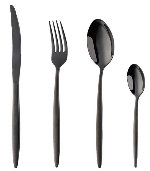 Set tacâmuri Morello - 24 piese, New Elegant Black