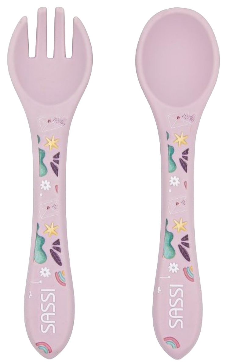 Set de tacâmuri  Sassi - Sparkly The Unicorn, roz