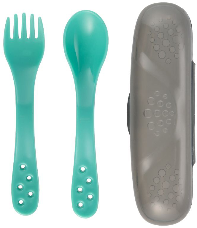 Set tacâmuri pentru călătorii Canpol, Turcoaz