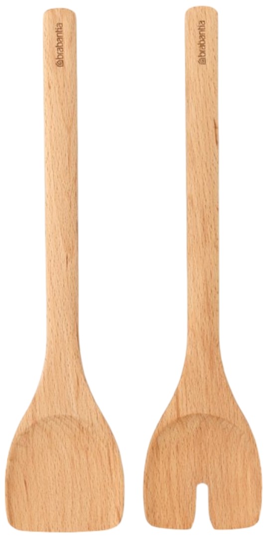 Set de ustensile pentru servirea salatei Brabantia - Profile Wooden, 2 piese