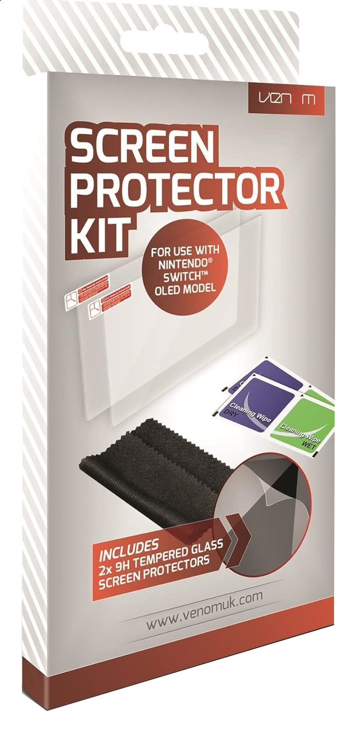 Set de protecții de ecran Venom - Screen Protector Kit (Nintendo Switch OLED)