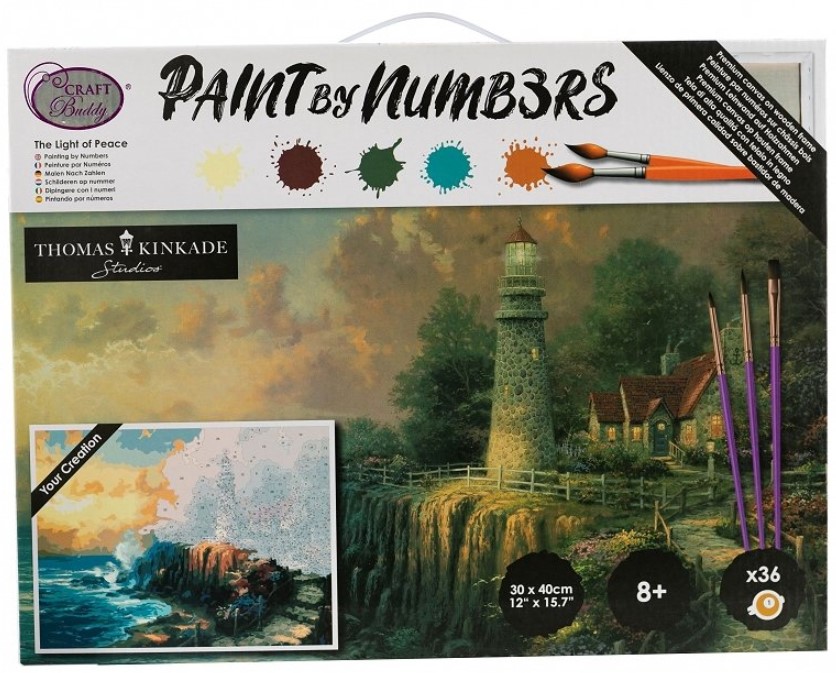 Set pictură pe numere Craft Buddy - Lumina păcii