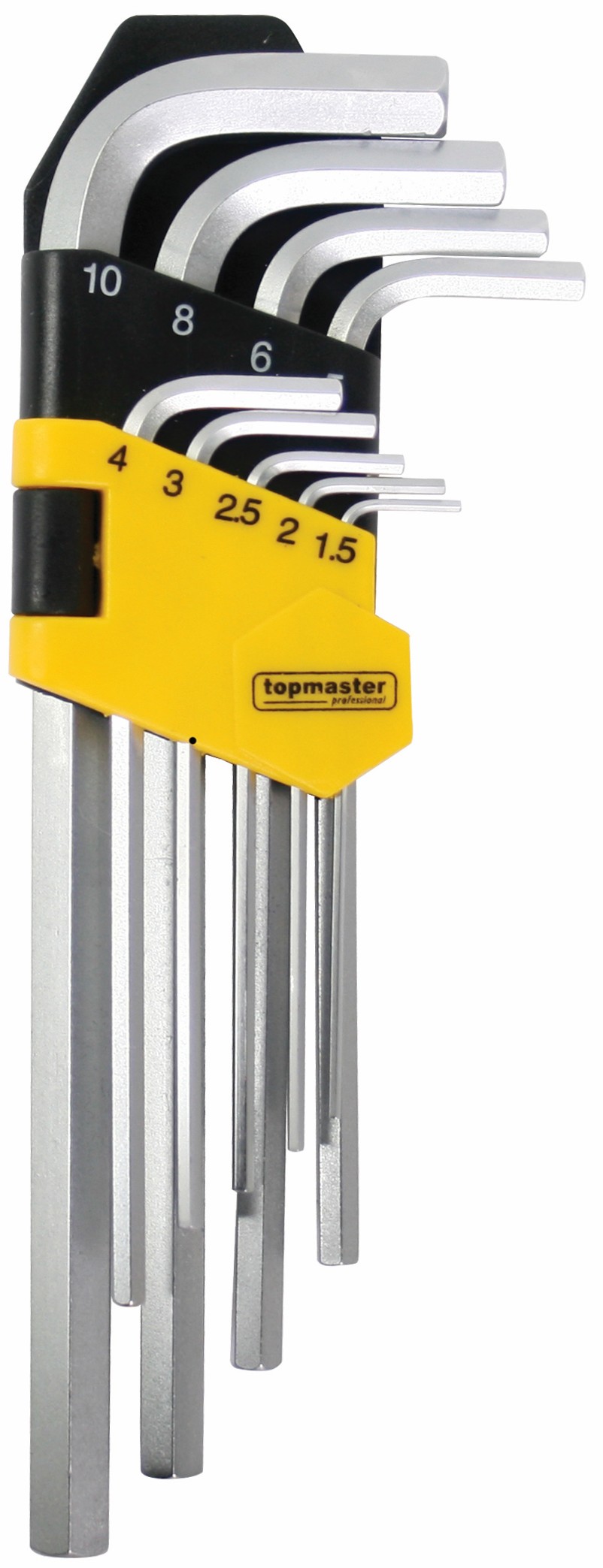Set de chei imbus Top Master - Pro, 9 buc, scurte