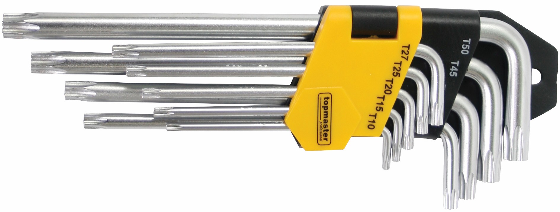 Set de chei imbus Top Master - Pro, Torx, 9 buc, lungi