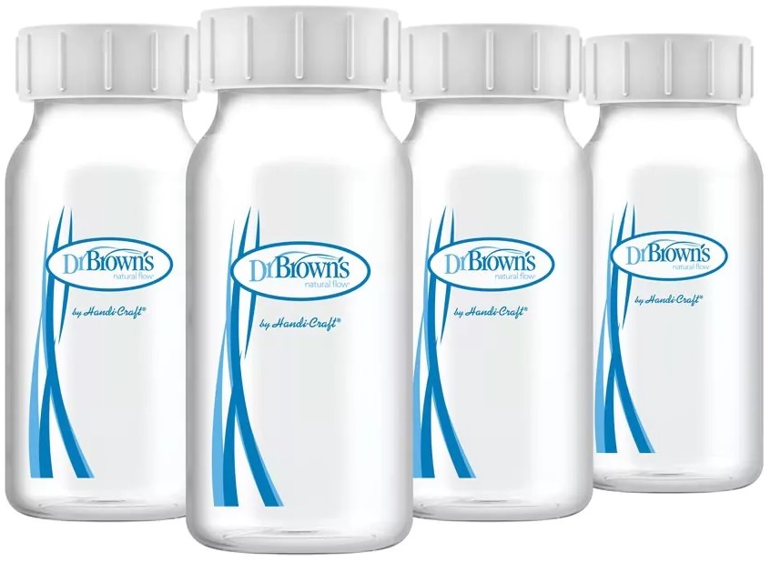 Dr. Brown's BF032 Recipient de stocare lapte matern 120 ml - 4 buc.