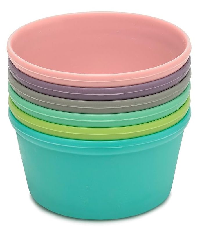 Set boluri din silicon Melii - Rainbow, 83 ml, 6 buc