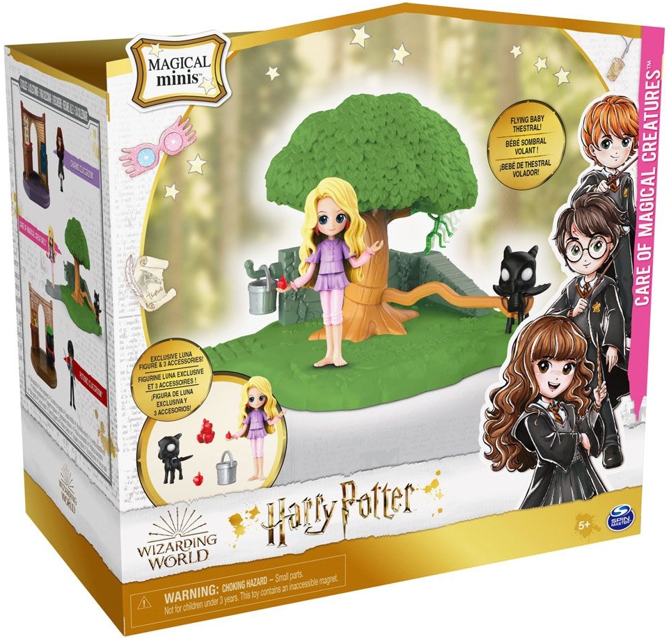 Set Spin Master Harry Potter - Gradina creaturilor magice, cu figurina Luna