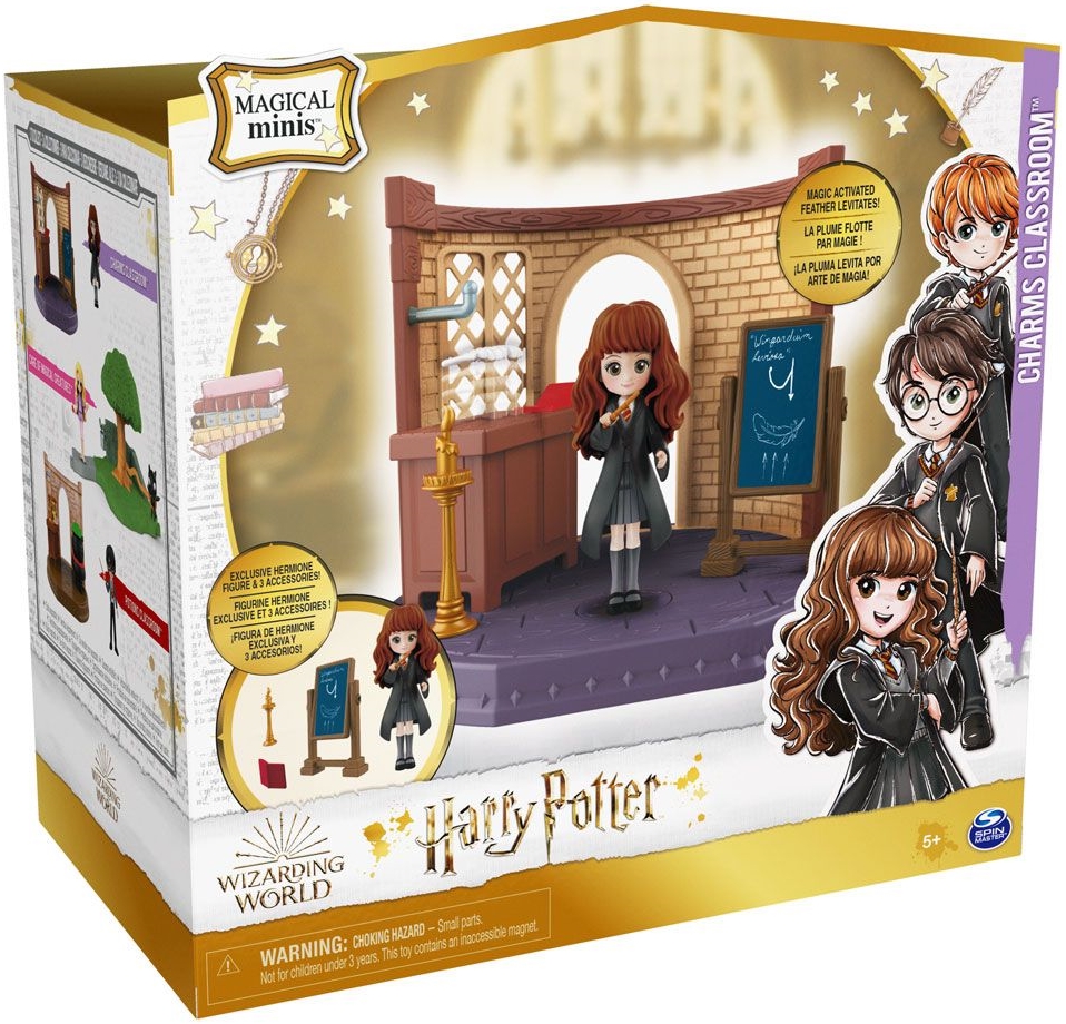 Set de joaca Spin Master Harry Potter - Sala pentru vraji, cu figurina Harmayani