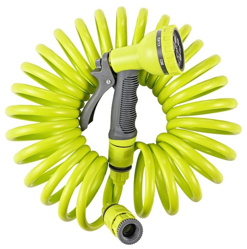 Set furtun spiral Herly – S-line, 7,5 m, cu pistol și conectori