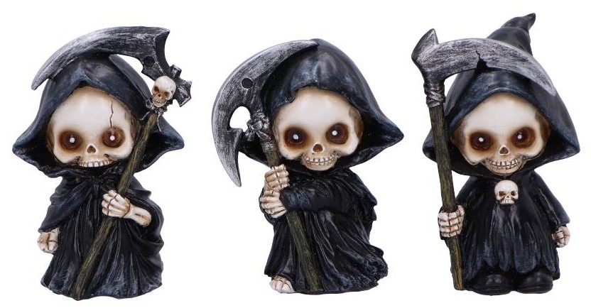 Set de statuete Nemesis Now Adult: Gothic - Trio of Terror, 9 cm