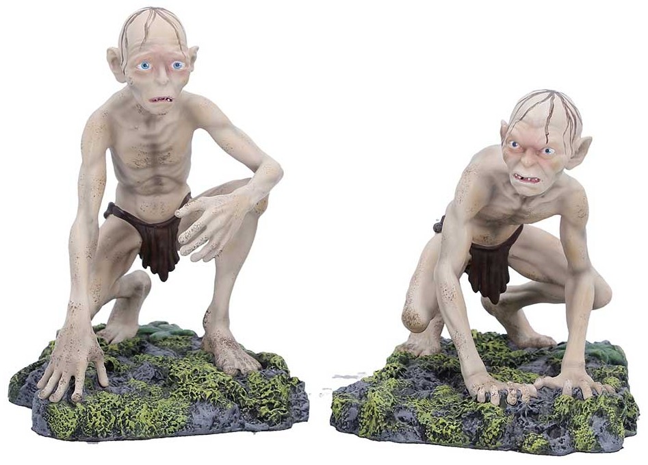 Set statuete Nemesis Now Movies: Тhe Lord of the Rings - Gollum and Smeagol, 13 cm