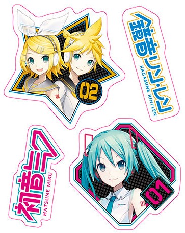 Set de stickere de animație ABYstyle: Hatsune Miku - Personaje