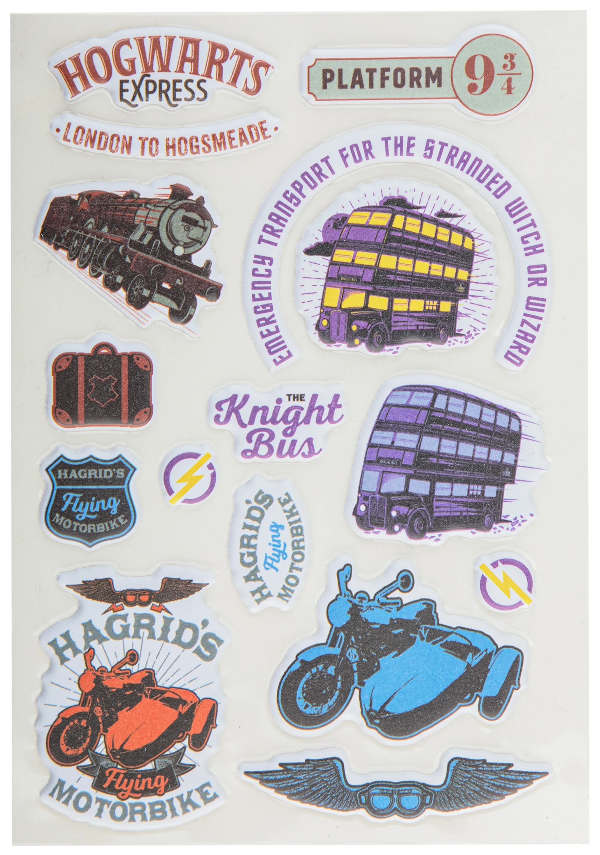 Set stickere Cinereplicas Movies: Harry Potter - Hogwarts Express