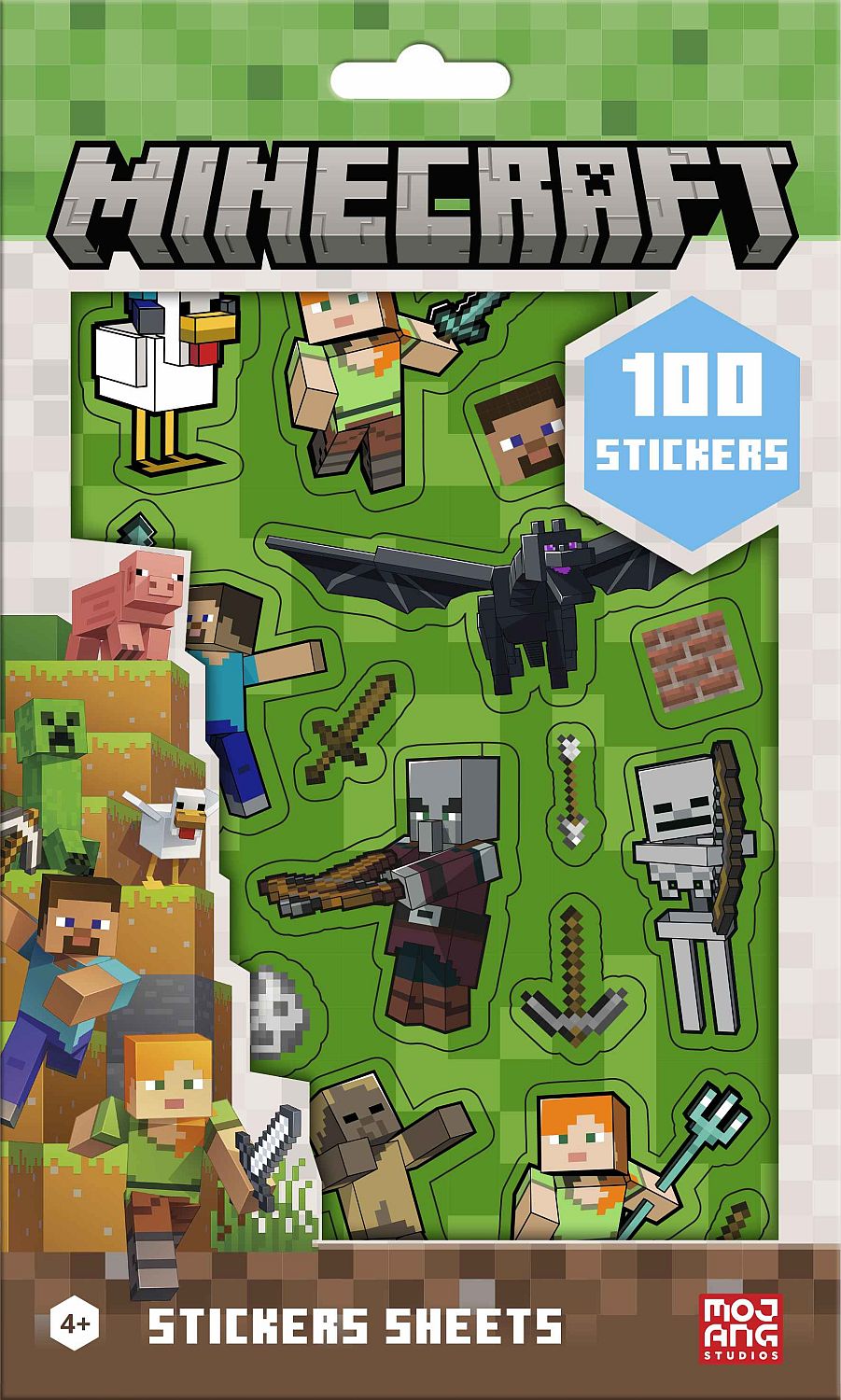 Set de autocolante Kids Euroswan - Minecraft, 100 buc.