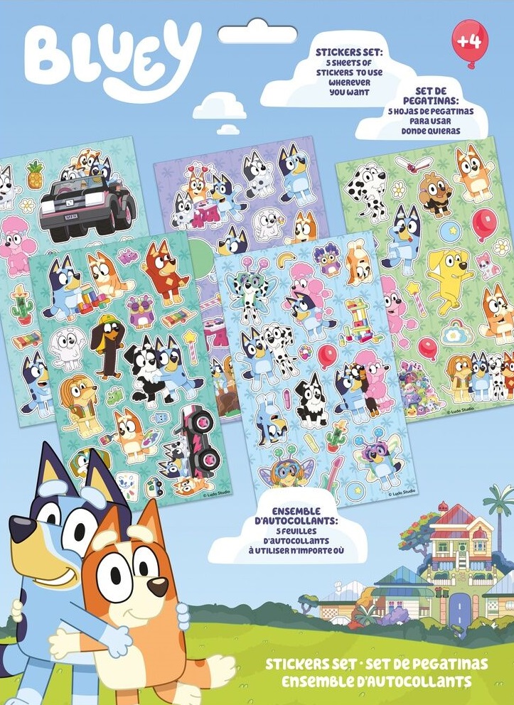 Set stickere Kids Licensing Bluey