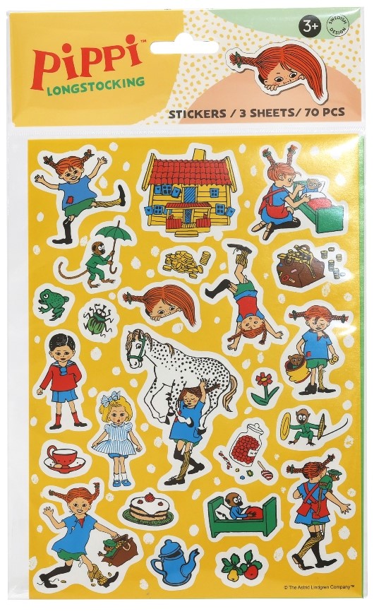 Set stickere Micki - Pippi Șosețica, 70 buc