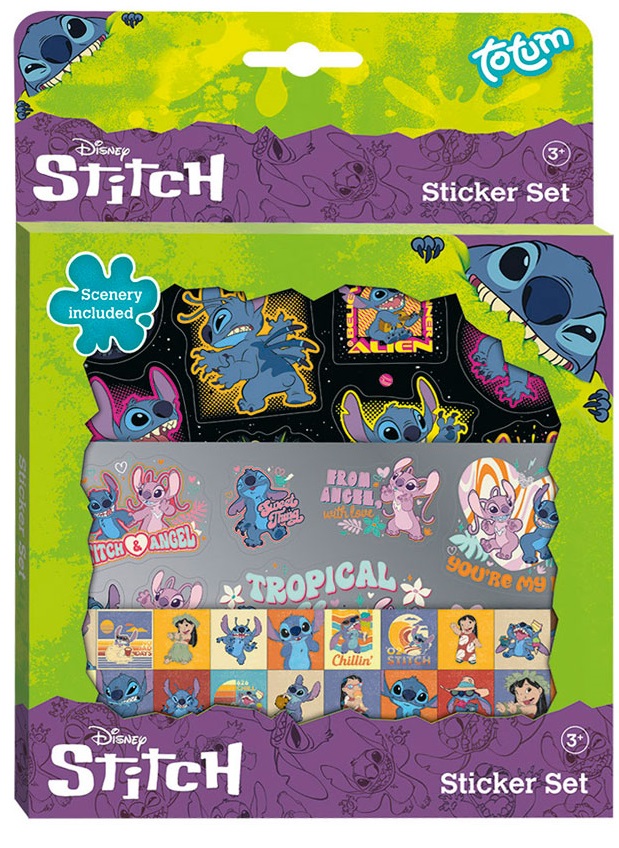 Set de stickere Totum - Stitch, 3 foi