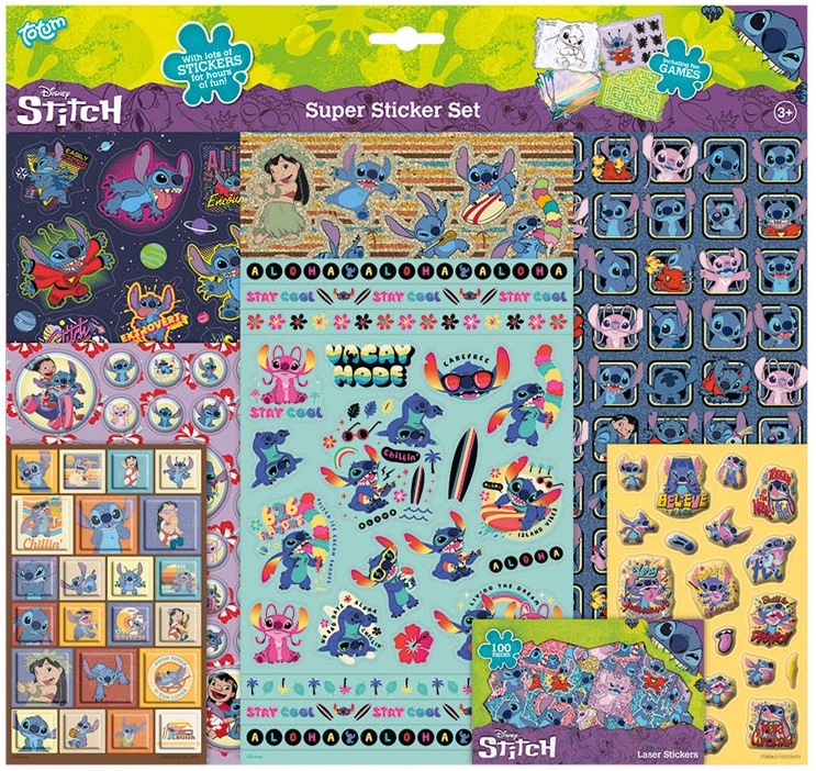 Set de stickere Totum - Stitch, 7 foi