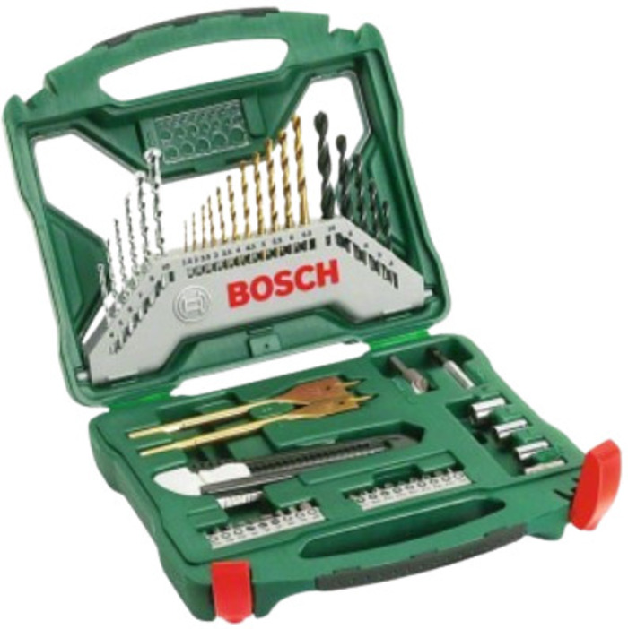 Set de burghie Bosch - X-Line Titanium, 50 piese