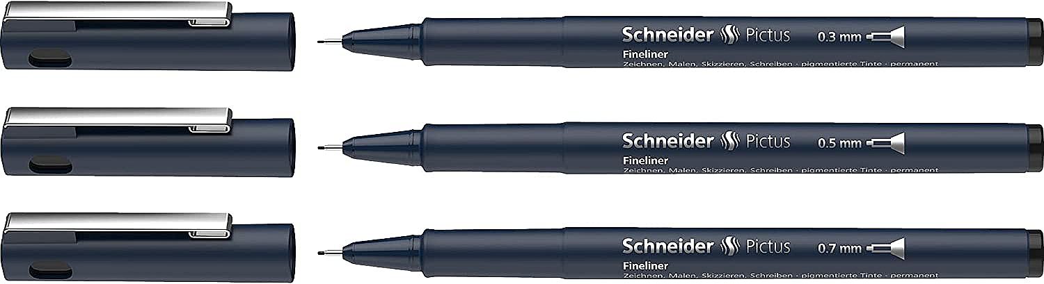 Set linere Schneider - Pictus, 8 buc