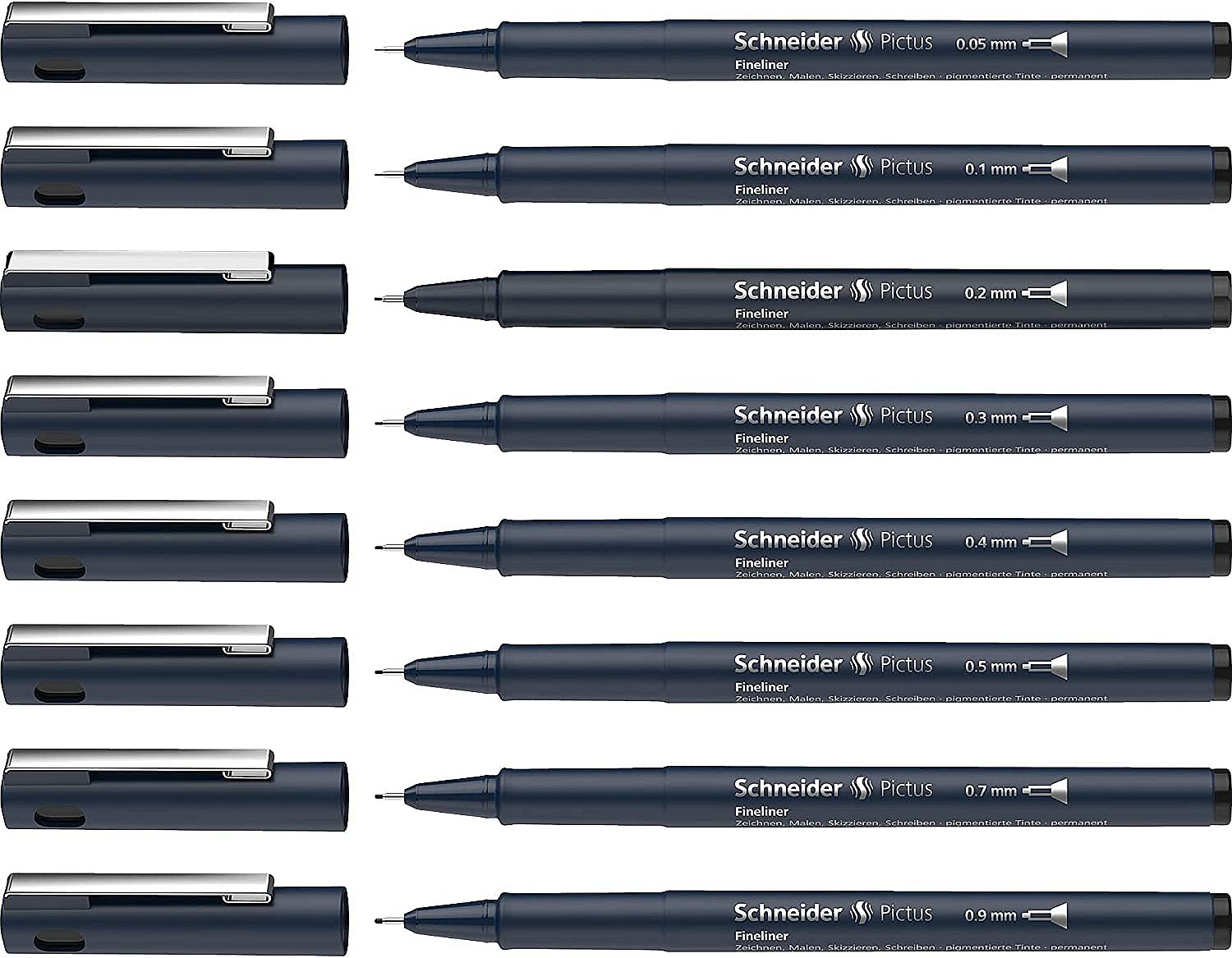 Set linere Schneider - Pictus, 8 buc
