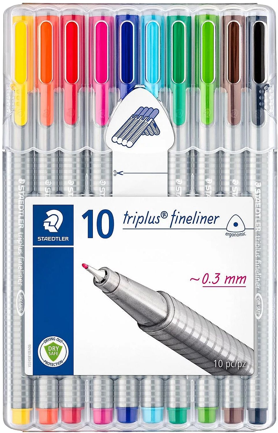 Set linere Staedtler - 10 culori in cutie