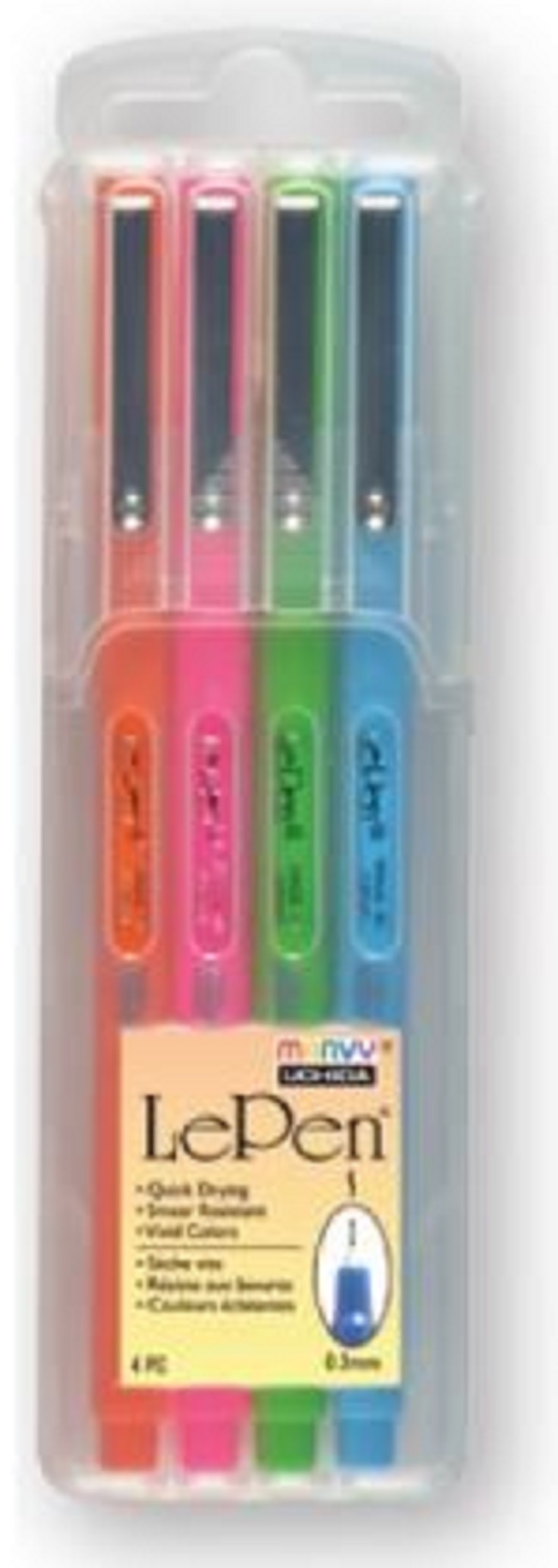 Set linere Uchida Marvy - Le Pen, 0.5 mm, 4 culori