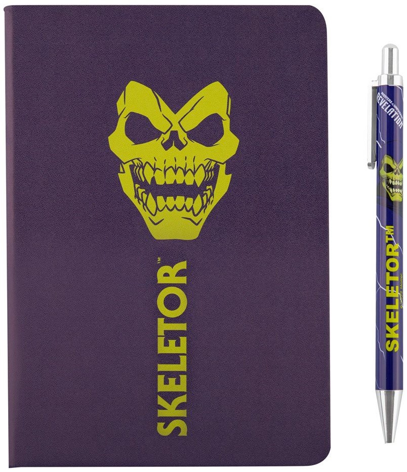 Set caiet cu pix CineReplicas Animation: MOTU - Skeletor