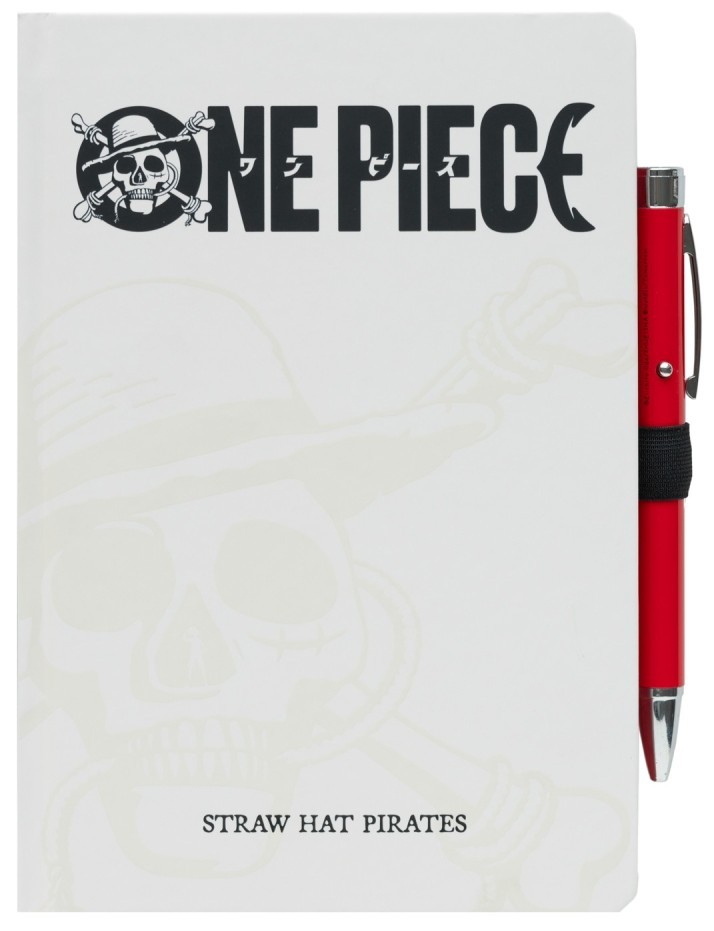 Set agendă cu pix Erik Animation: One Piece - Straw Hat Pirates, format A5