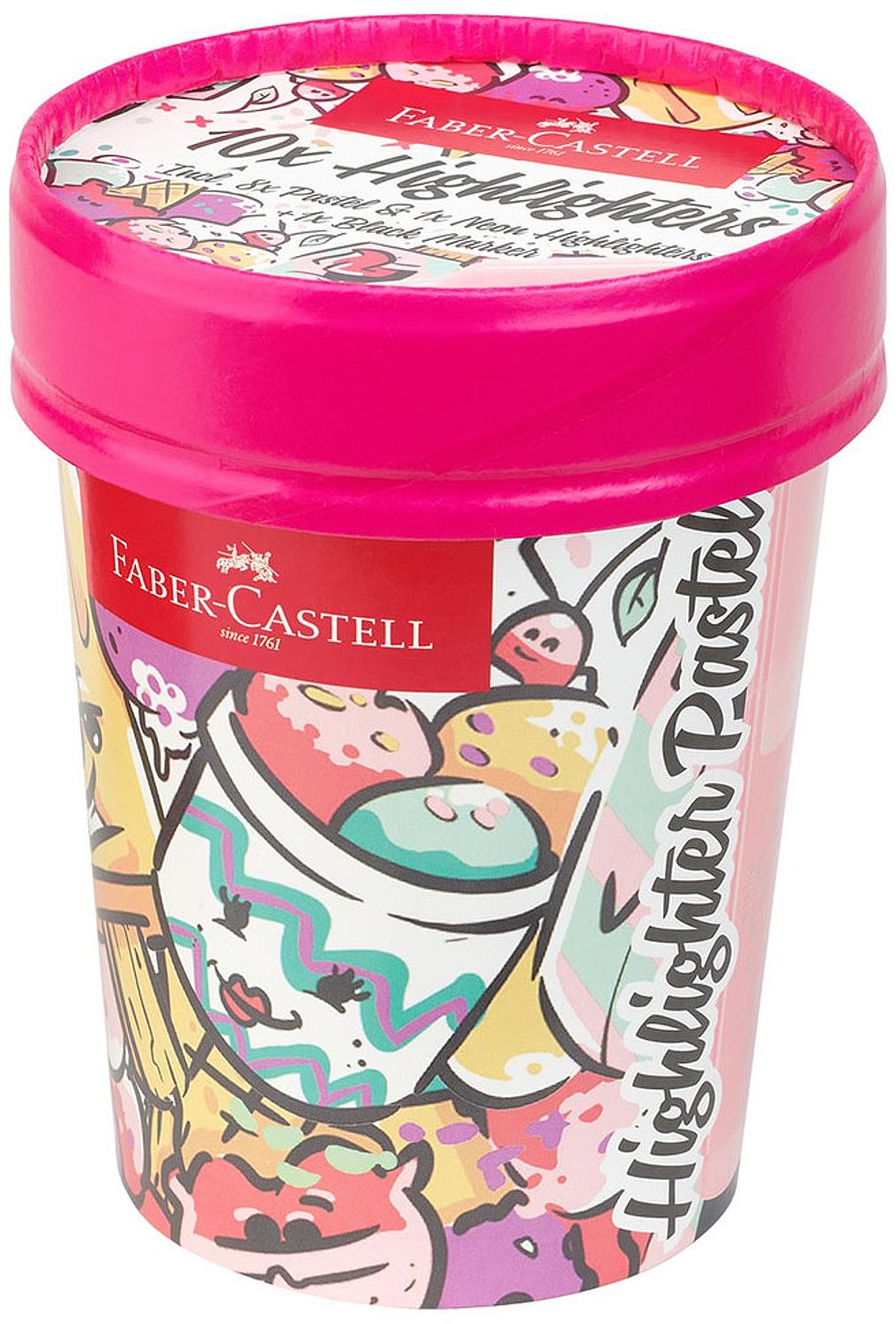 Set de markere Faber-Castell 1546 - Ice Cream Pastel, 10 bucăți