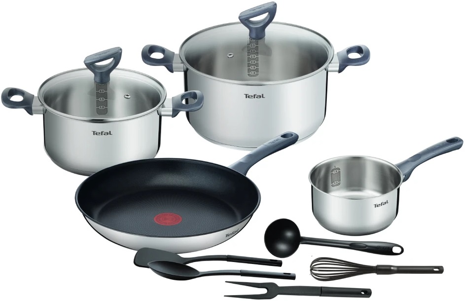 Set de tigăi și oale Tefal - Daily Cook G713SB45, 11 piese