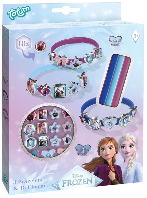 Set Totum -  Frozen, Brățări cu talismane DIY
