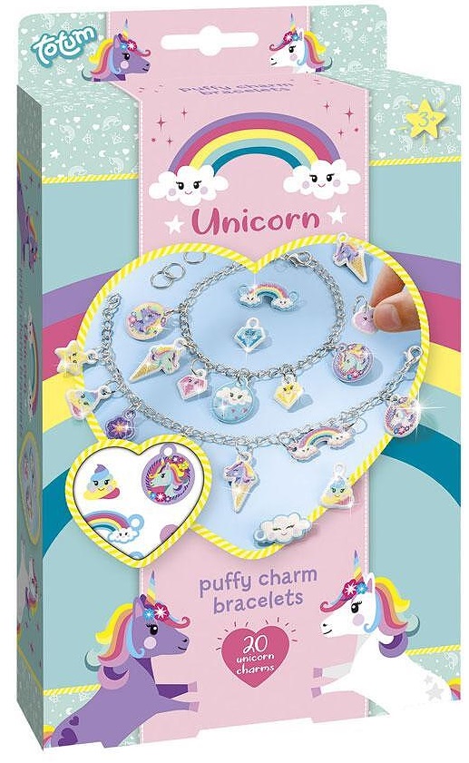 Totum - brățări cu brelocuri DIY cu unicorn