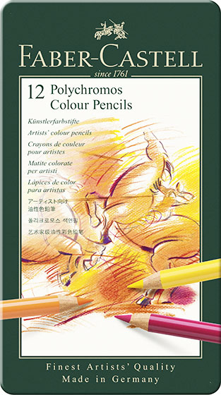 Set de Faber-Castell Polychromos - 12 culori