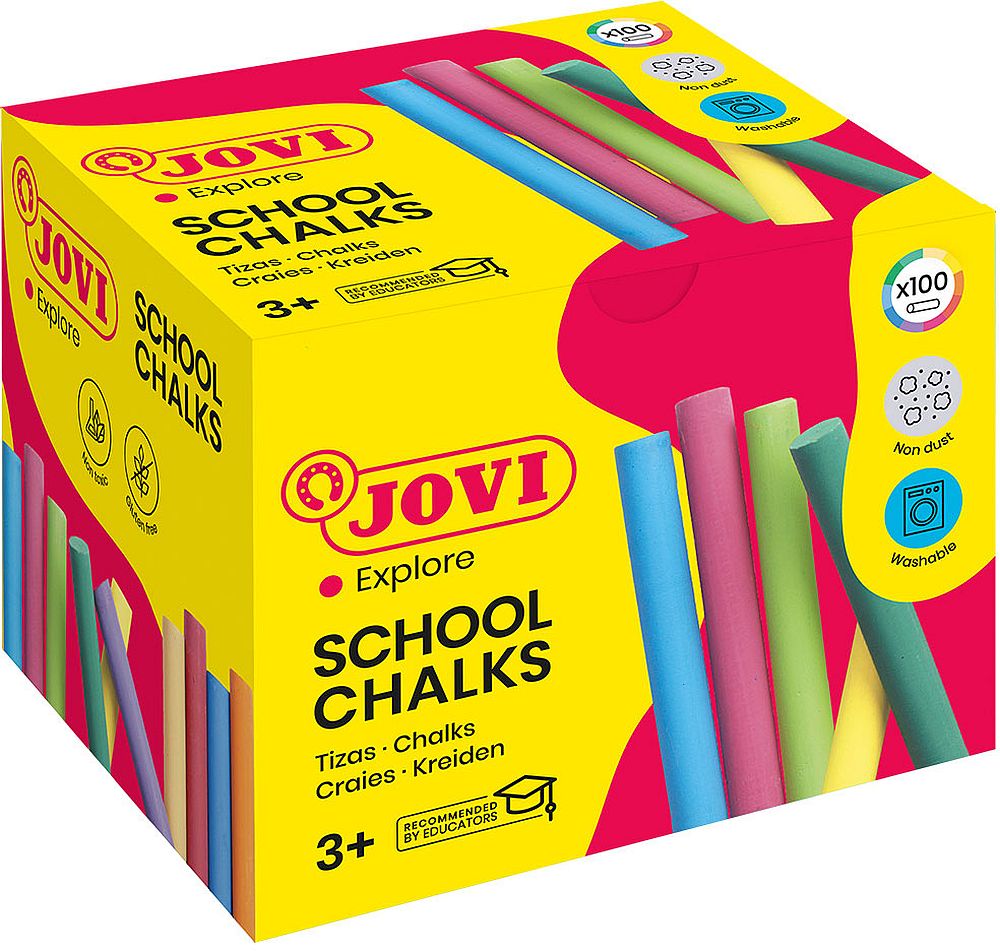Set de creioane colorate Jovi - 100 bucăți