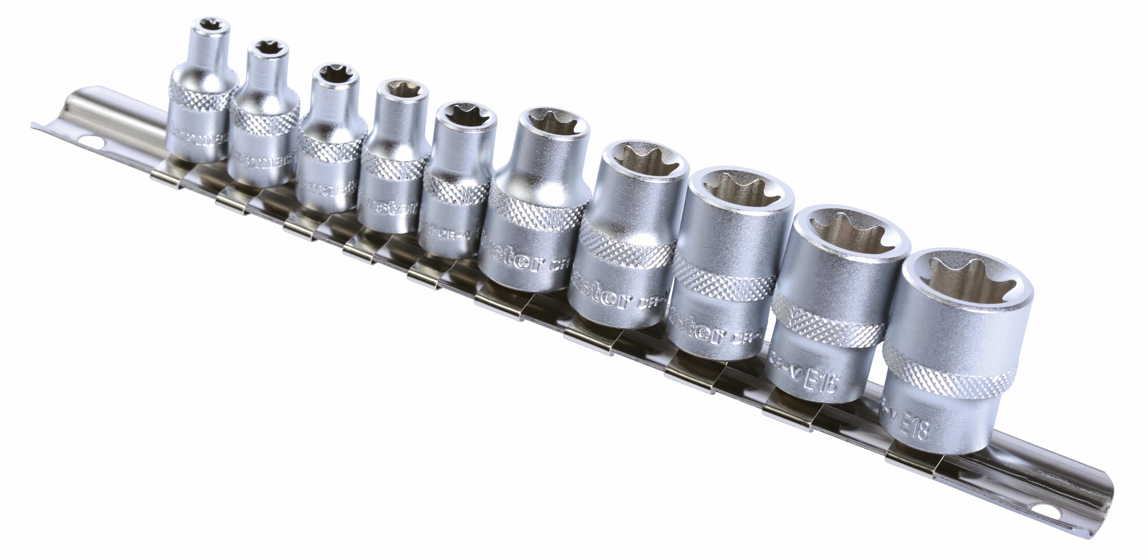 Set de tubulare Top Master - Pro, 10 buc, 1/ 4'', 3/ 8''