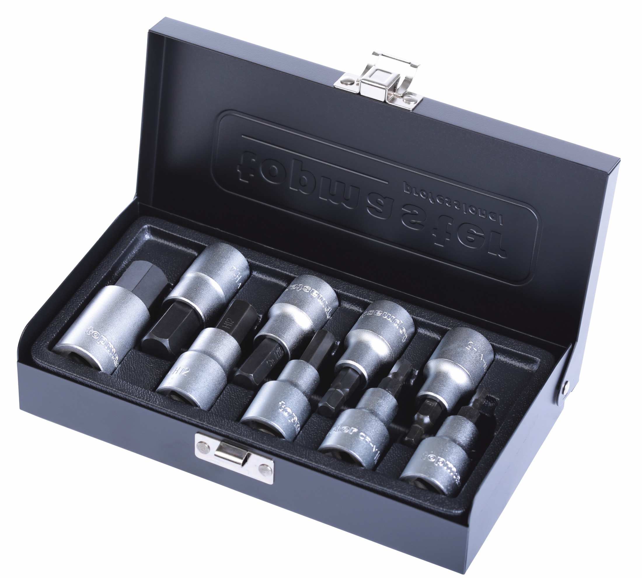 Set de capete Top Master- Pro, 9 buc, 4-17 mm