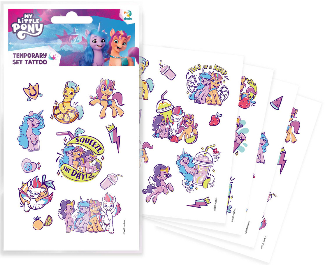 Set de tatuaje temporare  Dodo - My Little Pony, Squeeze The Day