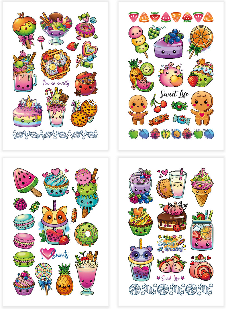 Set de tatuaje temporare  Dodo - Sweet